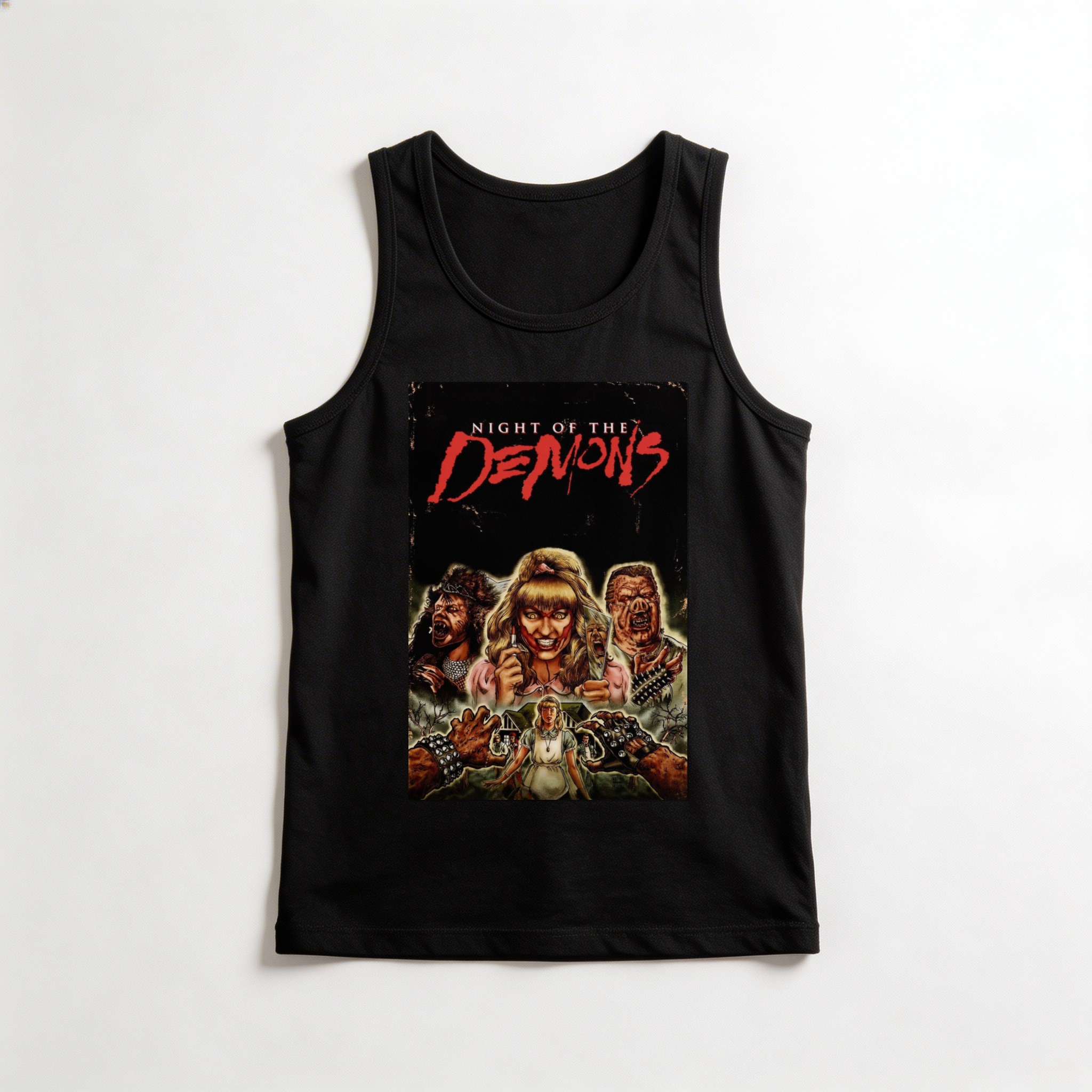 Camiseta_regata_preto_camarada_do_alem_-_Night_of_the_Demons_A_noite_dos_demonios | Night of the Demons (A noite dos demônios)