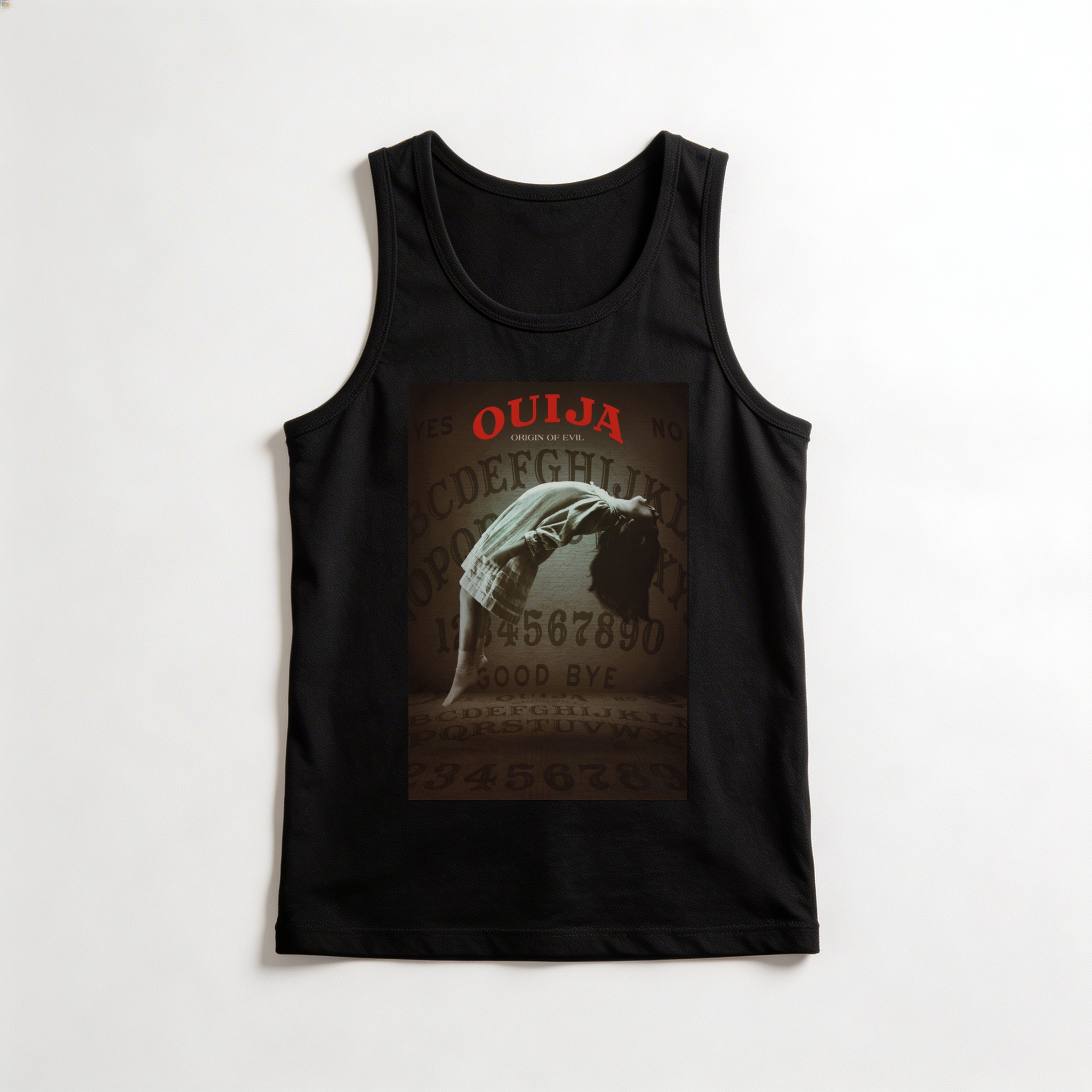 Camiseta_regata_preto_camarada_do_alem_-_Ouija_Origin_of_Evil_Ouija_-_origem_do_mal | Ouija Origin of Evil (Ouija - origem do mal)