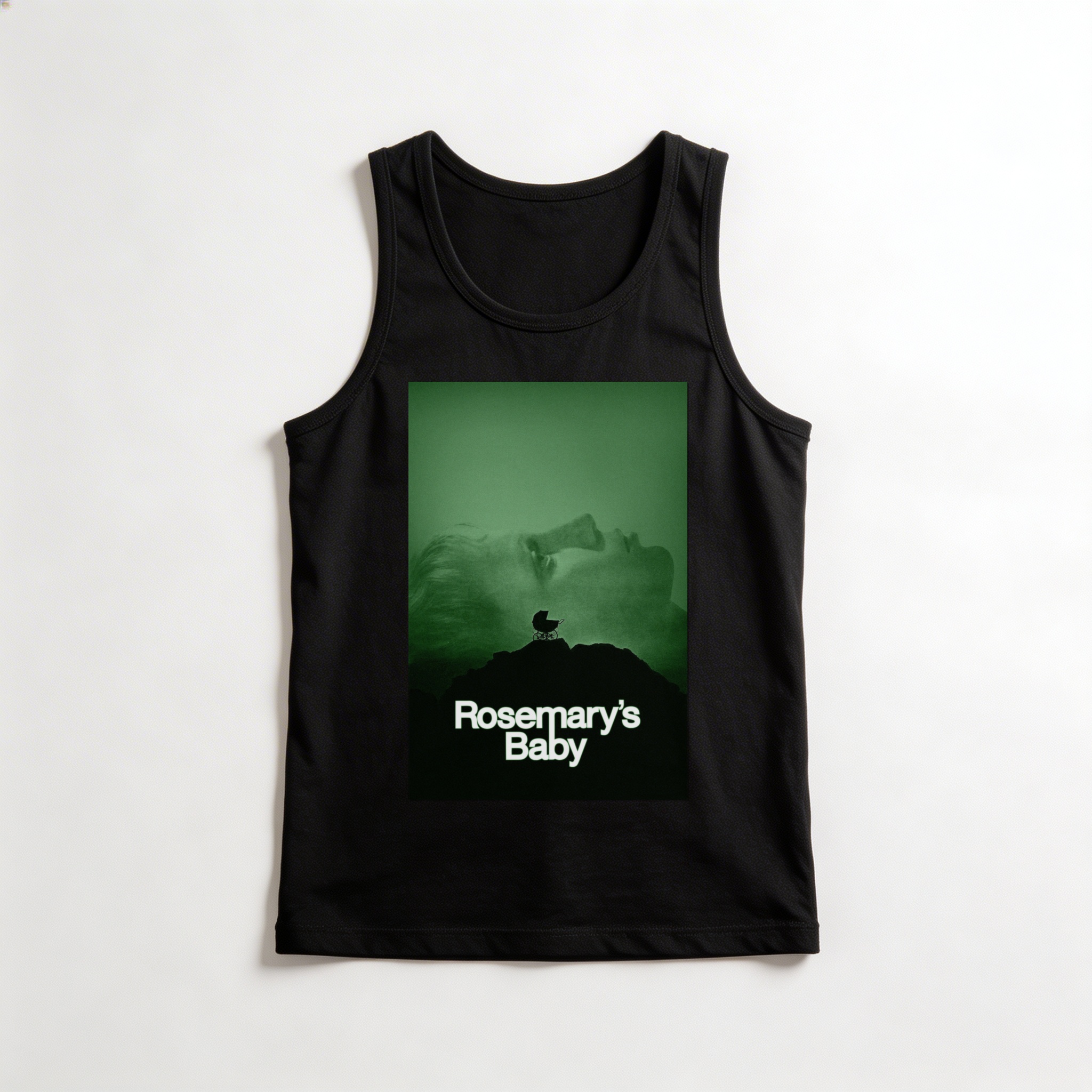 Camiseta_regata_preto_camarada_do_alem_-_Rosemarys_Baby_O_bebe_de_Rosemary | Rosemarys Baby (O bebê de Rosemary)