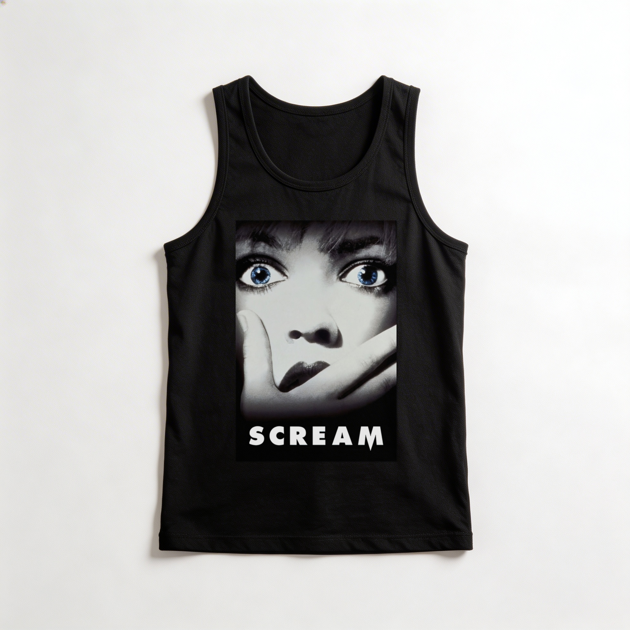 Camiseta_regata_preto_camarada_do_alem_-_Scream_Panico | Scream (Pânico)