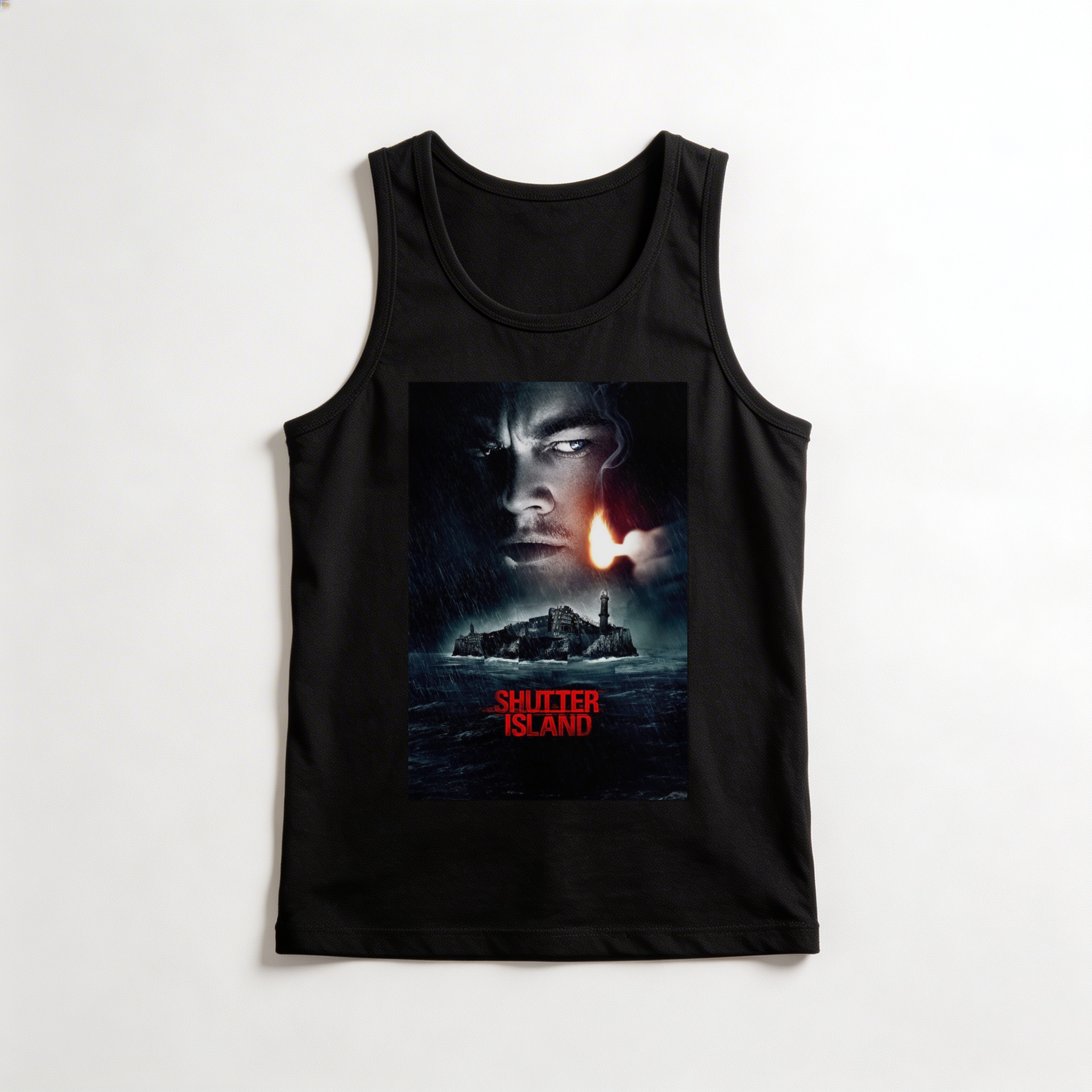 Camiseta_regata_preto_camarada_do_alem_-_Shutter_Island_Ilha_do_medo | Shutter Island (Ilha do medo)