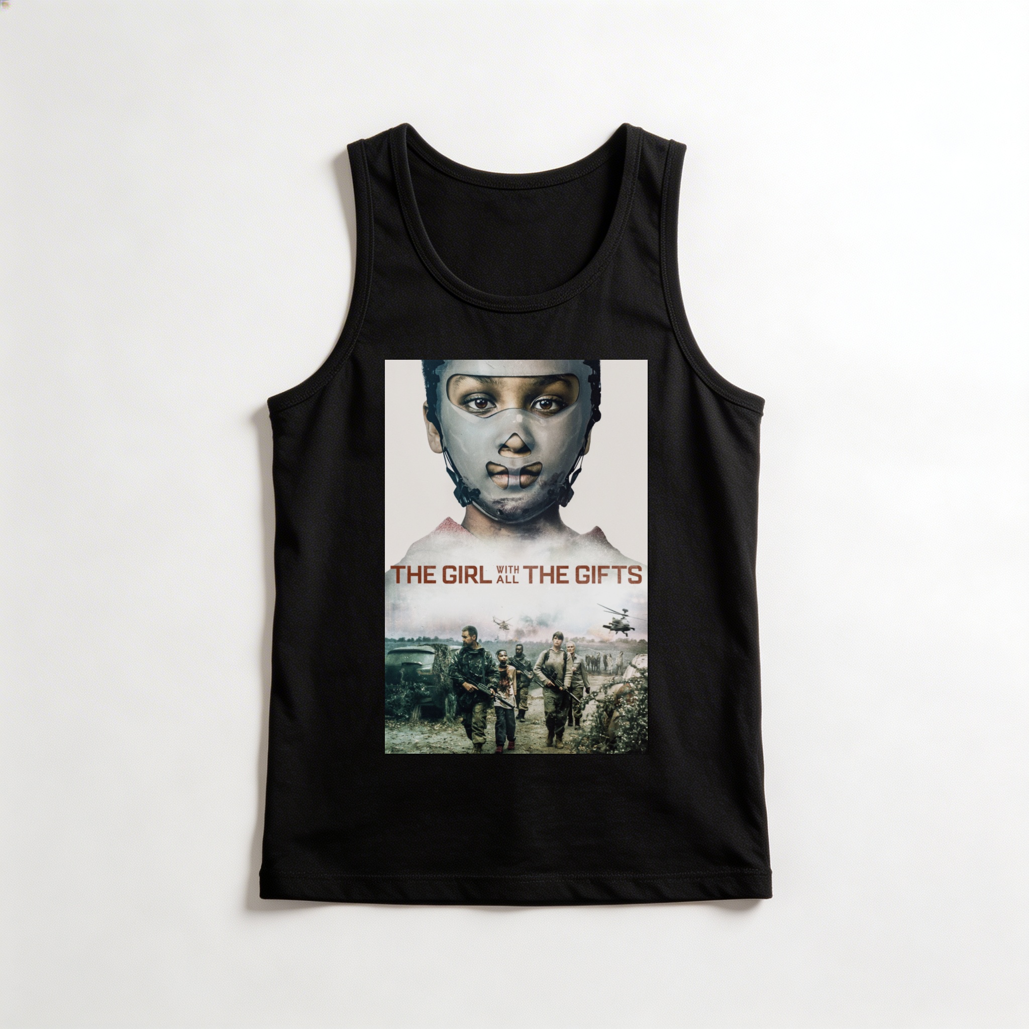 Camiseta_regata_preto_camarada_do_alem_-_The_Girl_with_All_the_Gifts_A_garota_que_tinha_dons | The Girl with All the Gifts (A garota que tinha dons)