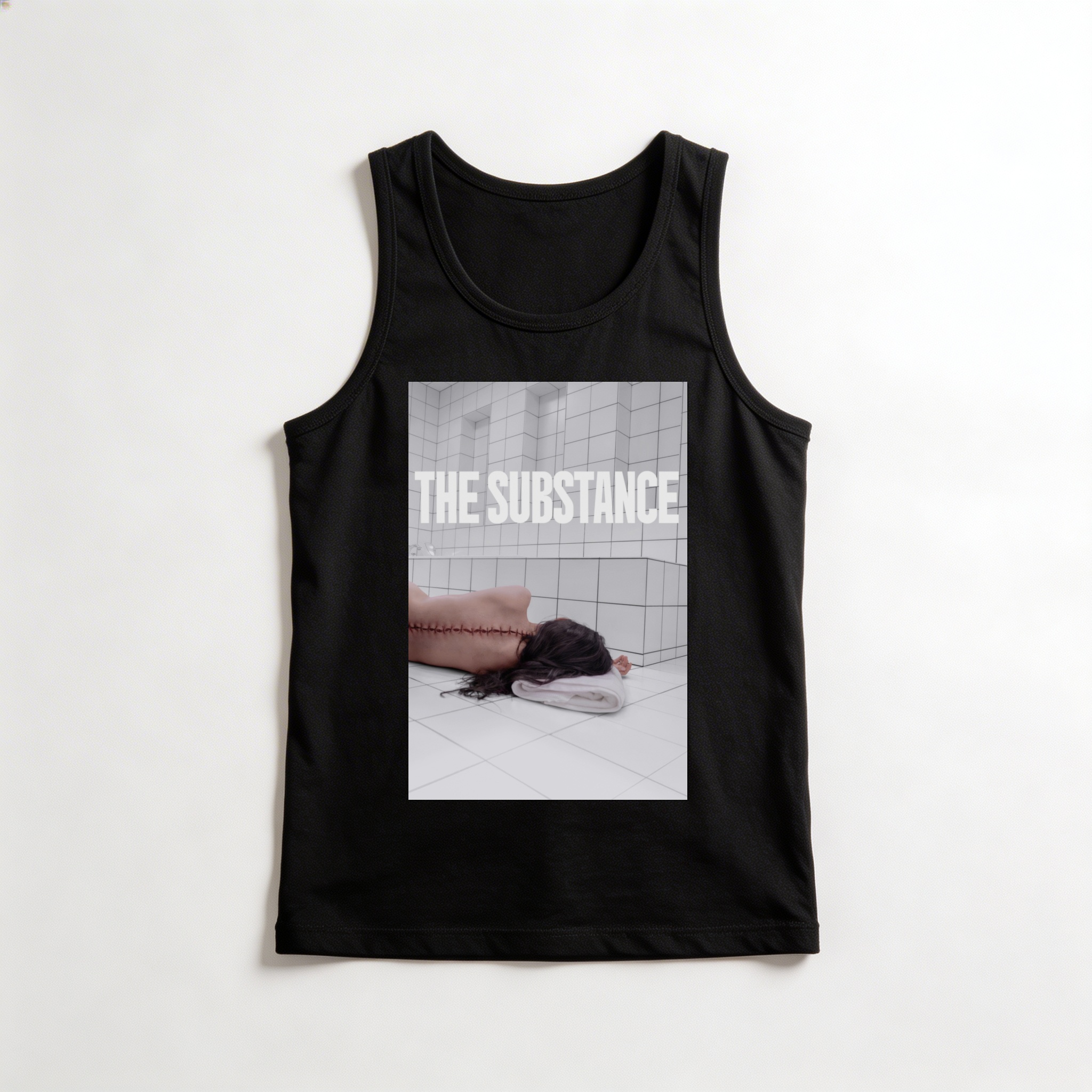 Camiseta_regata_preto_camarada_do_alem_-_The_Substance_A_substancia | The Substance (A substância)