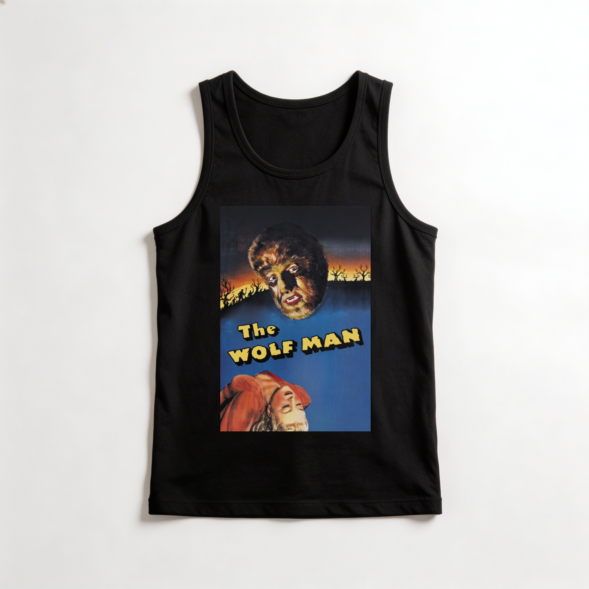 Camiseta_regata_preto_camarada_do_alem_-_The_Wolf_Man_O_lobisomem | The Wolf Man (O lobisomem)