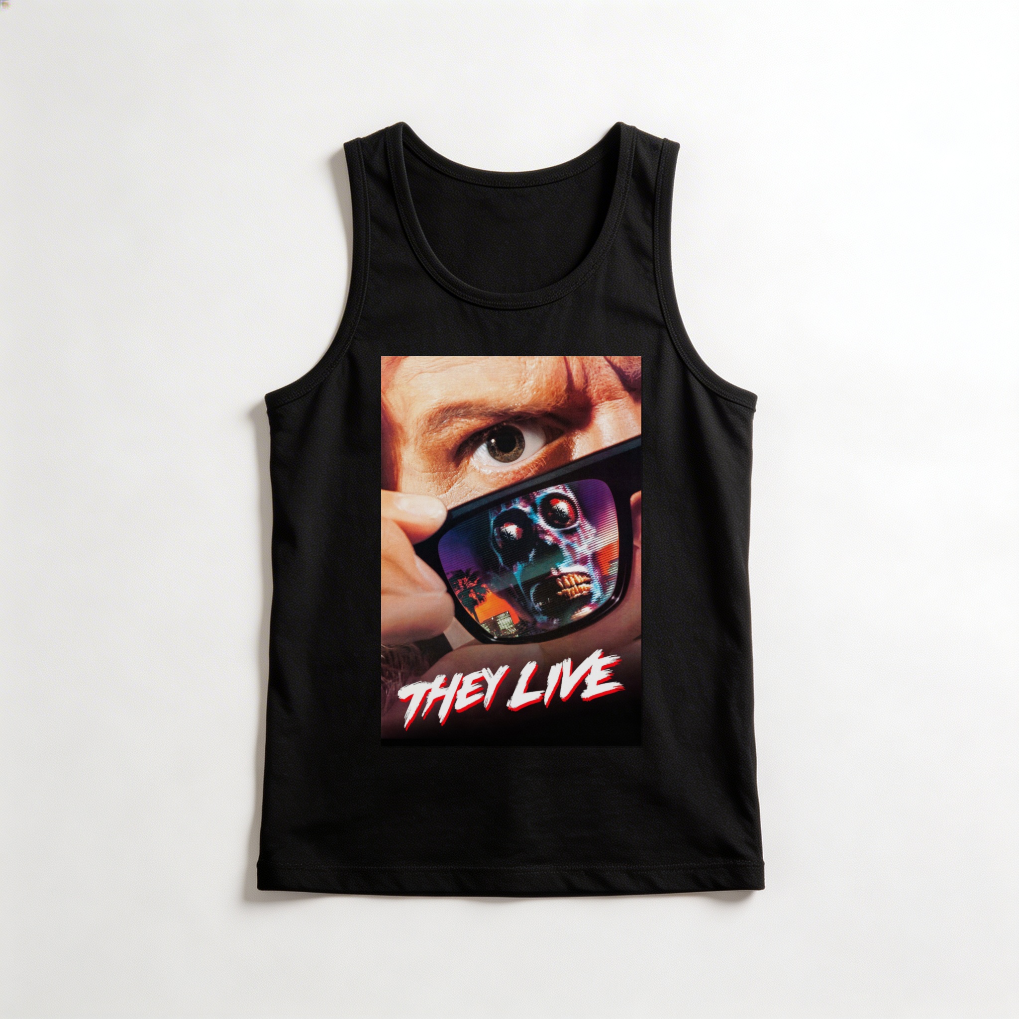 Camiseta_regata_preto_camarada_do_alem_-_They_Live_Eles_vivem | They Live (Eles vivem)
