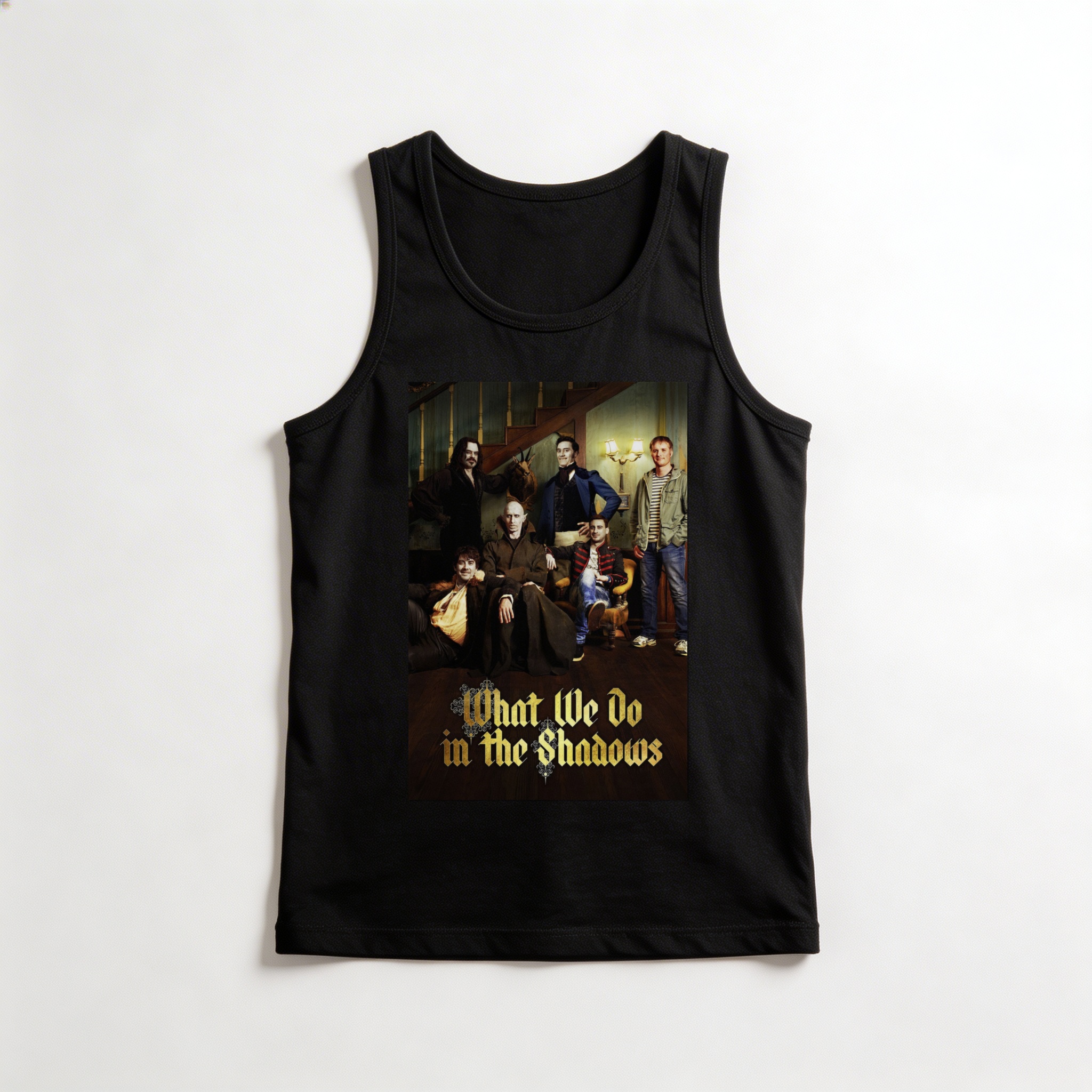 Camiseta_regata_preto_camarada_do_alem_-_What_We_Do_in_the_Shadows_Sombras_da_vida | What We Do in the Shadows (Sombras da vida)
