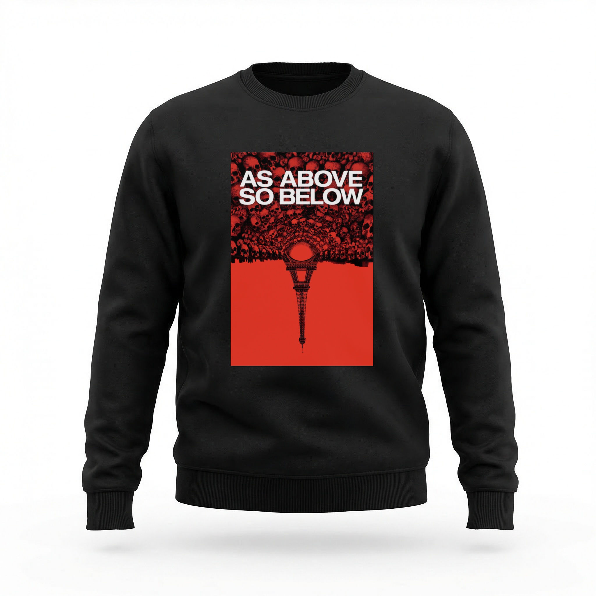 Moletom_careca_preto_camarada_do_alem_-_As_Above_So_Below_As_above_so_below_-_nas_profundezas_do_medo | As Above So Below (As above so below - nas profundezas do medo)