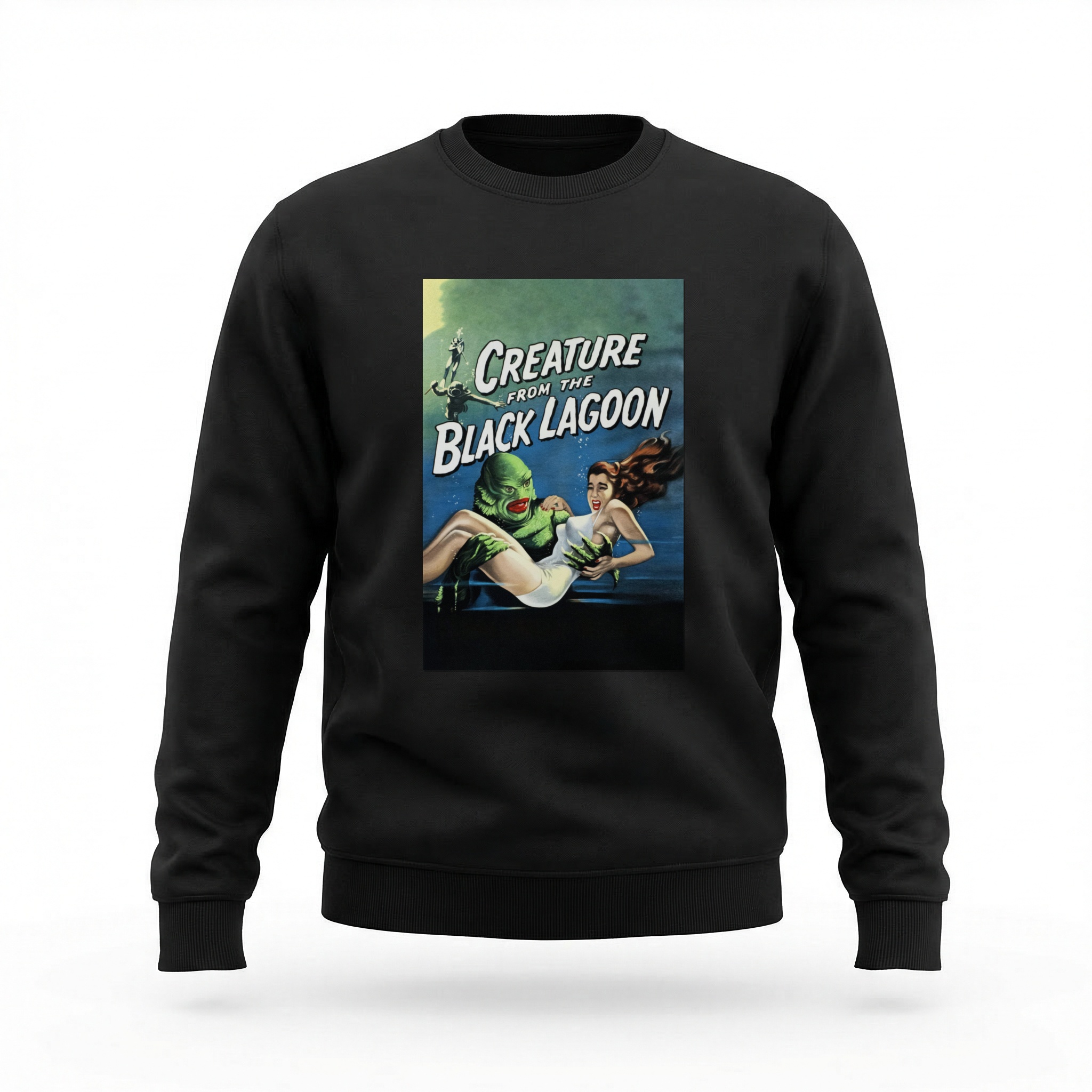 Moletom_careca_preto_camarada_do_alem_-_Creature_from_the_Black_Lagoon_O_monstro_da_lagoa_negra | Creature from the Black Lagoon (O monstro da lagoa negra)