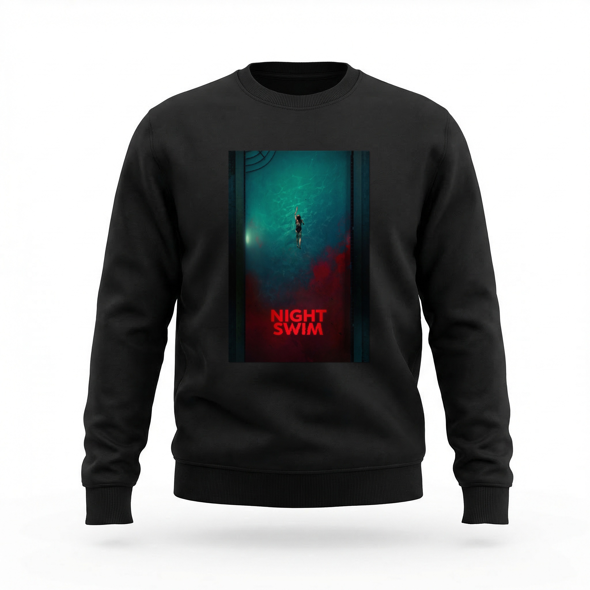 Moletom_careca_preto_camarada_do_alem_-_Night_Swim_A_piscina | Night Swim (A piscina)
