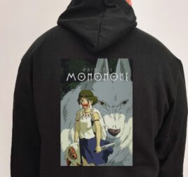 Moletom_preto_camarada_do_alem_-_Princess_Mononoke_Princesa_Mononoke | Princess Mononoke (Princesa Mononoke)