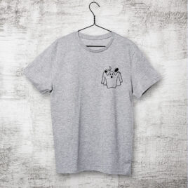 Camiseta de algodão – Fantasma Comunista – Escudo